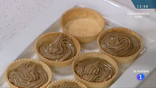 Tartaletas de Crema de Chocolate con Naranja y Menta