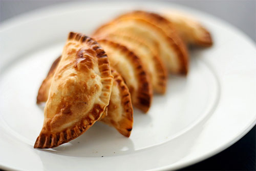 Empanadillas rellenas de naranjas